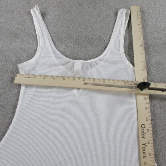 SKIMS Sheer Cotton Lace Mini Slip Dress White Snow Womens XS Extra Small NWT NEW - Picture 7 of 9